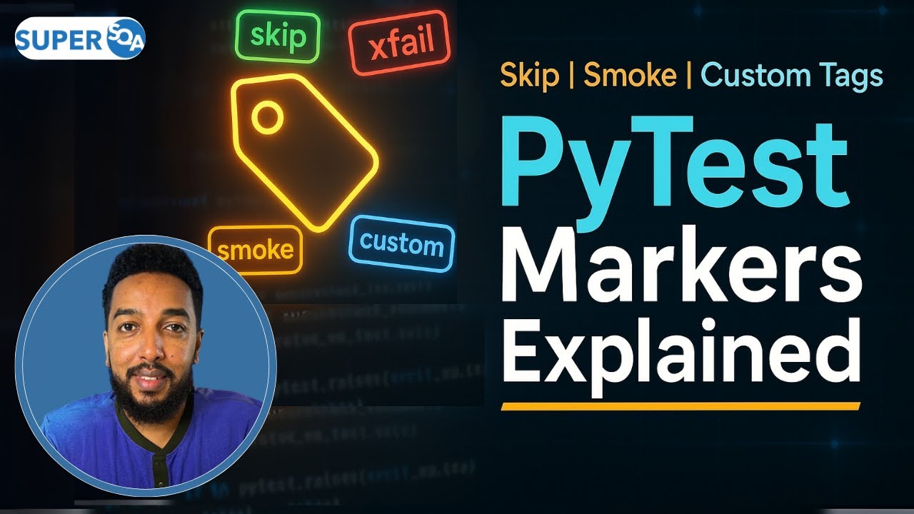 PyTest Markers: skip, xfail, -m, pytest.ini, conftest.py