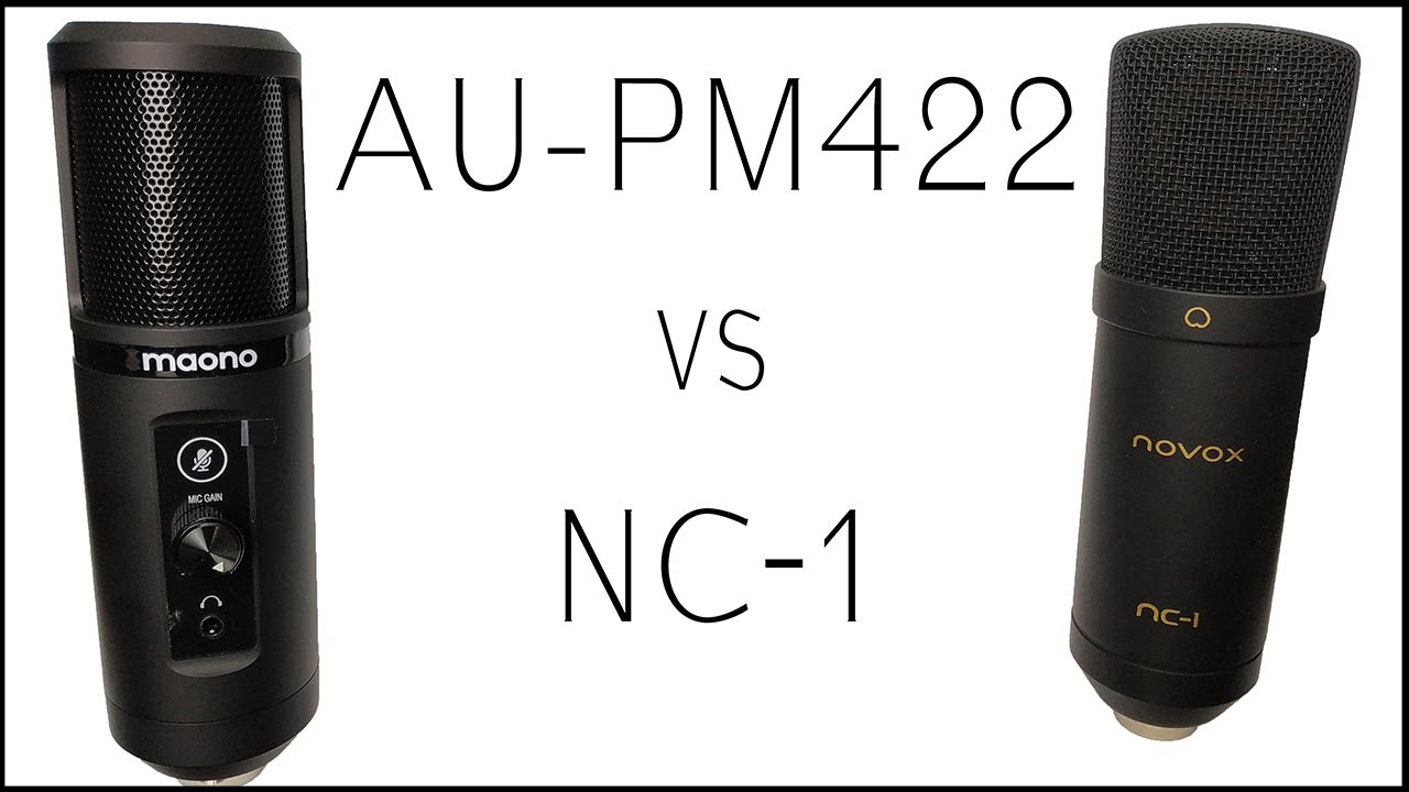 Maono AU-PM422 vs Novox NC-1 - por&oacute;wnanie mikrofon&oacute;w