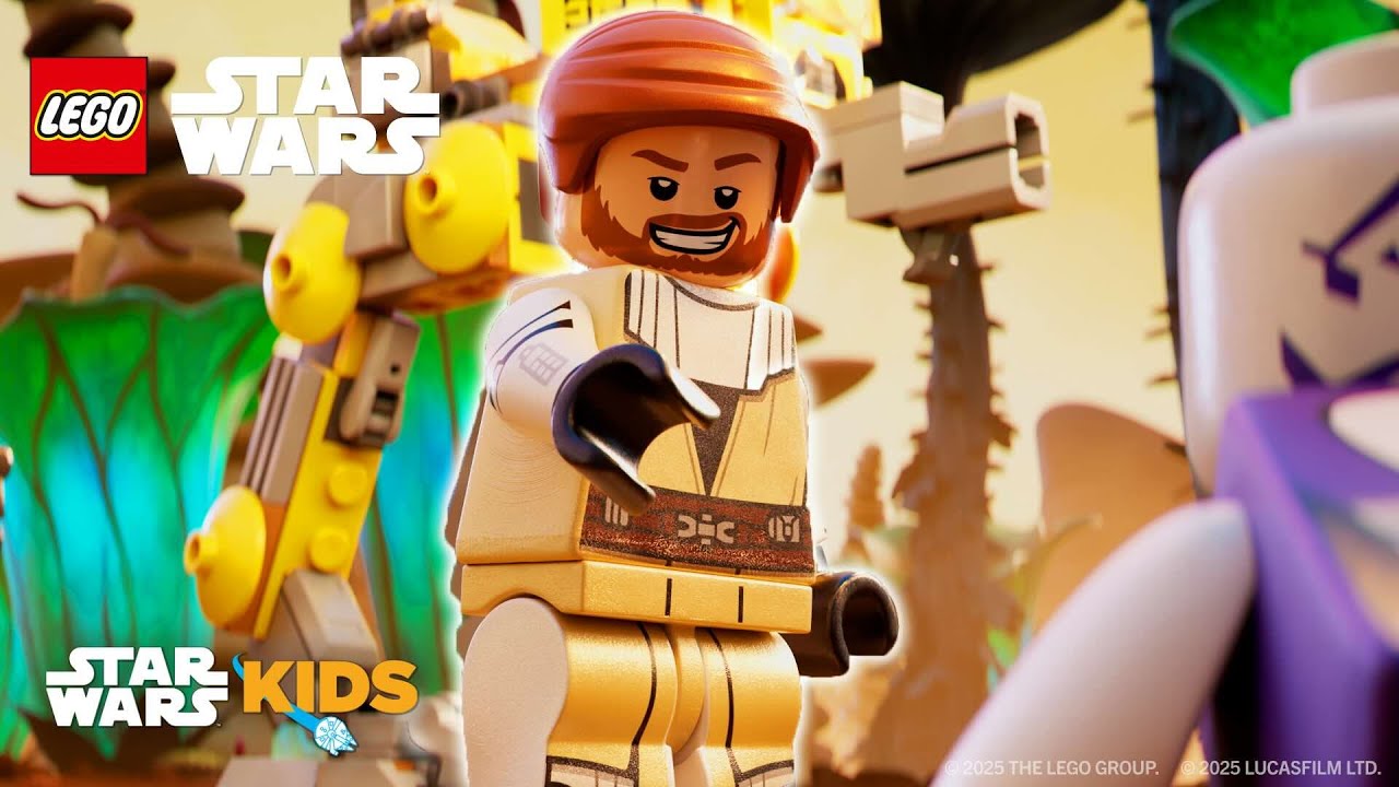 Lucha de espadas láser entre Obi-Wan y Ventress | LEGO Star Wars | Star Wars Kids España