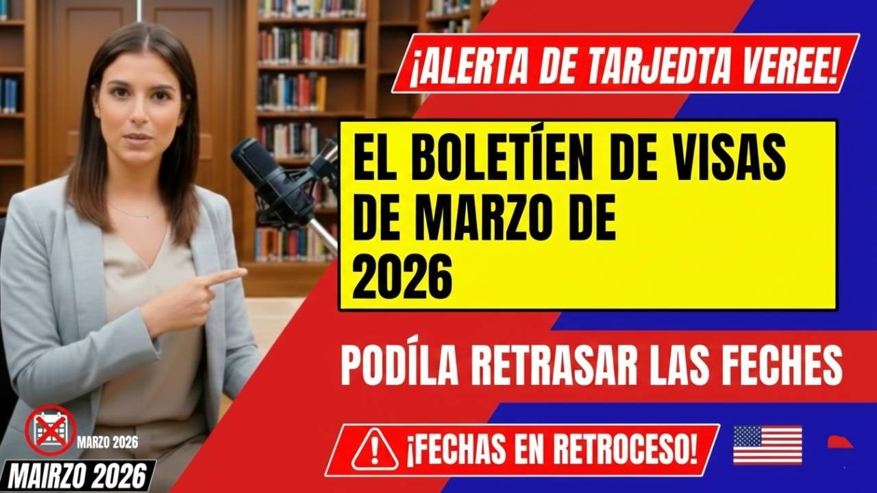 Alerta de Tarjeta Verde | El Boletín de Visas de marzo de 2026 podría retrasar las fechas