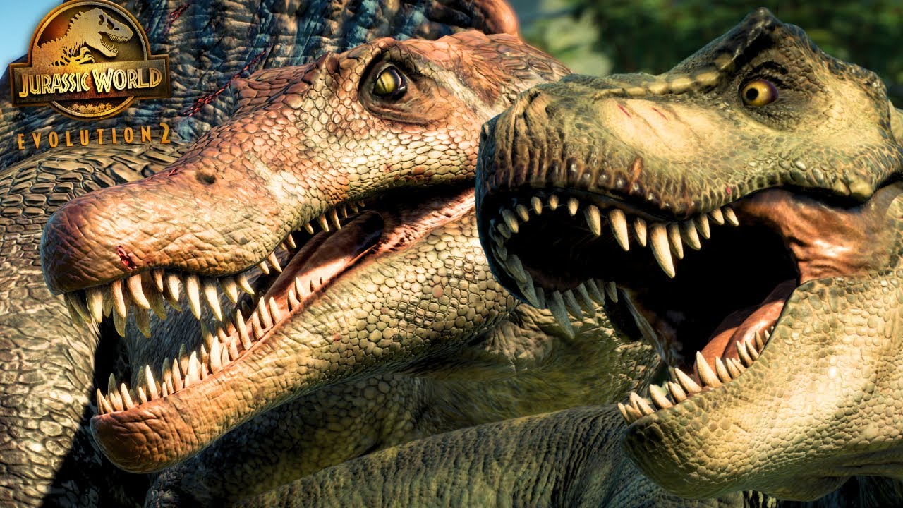 T-REX VS SPINOSAURUS 🦖 Jurassic World Evolution 2 - Tales From Isla Sorna [4K]