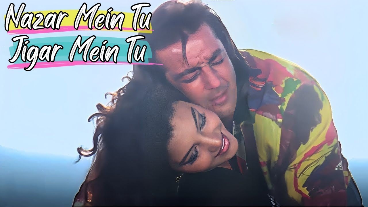 Nazar Mein Tu Jigar Mein Tu - Lyrical | Andolan | Sanjay Dutt | Kumar Sanu