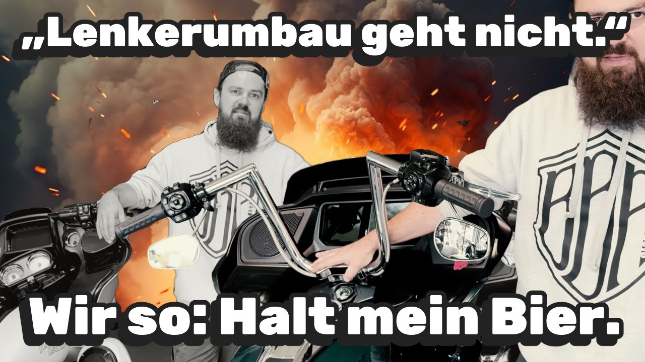 Vertragshändler sagt: „Lenkerumbau geht nicht.“ Wir so: Halt mein Bier. 🍺💪