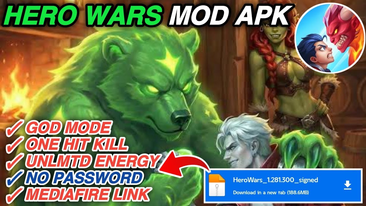Hero Wars Alliance Mod Menu | Hero Wars Mod Apk | No Password | New Update