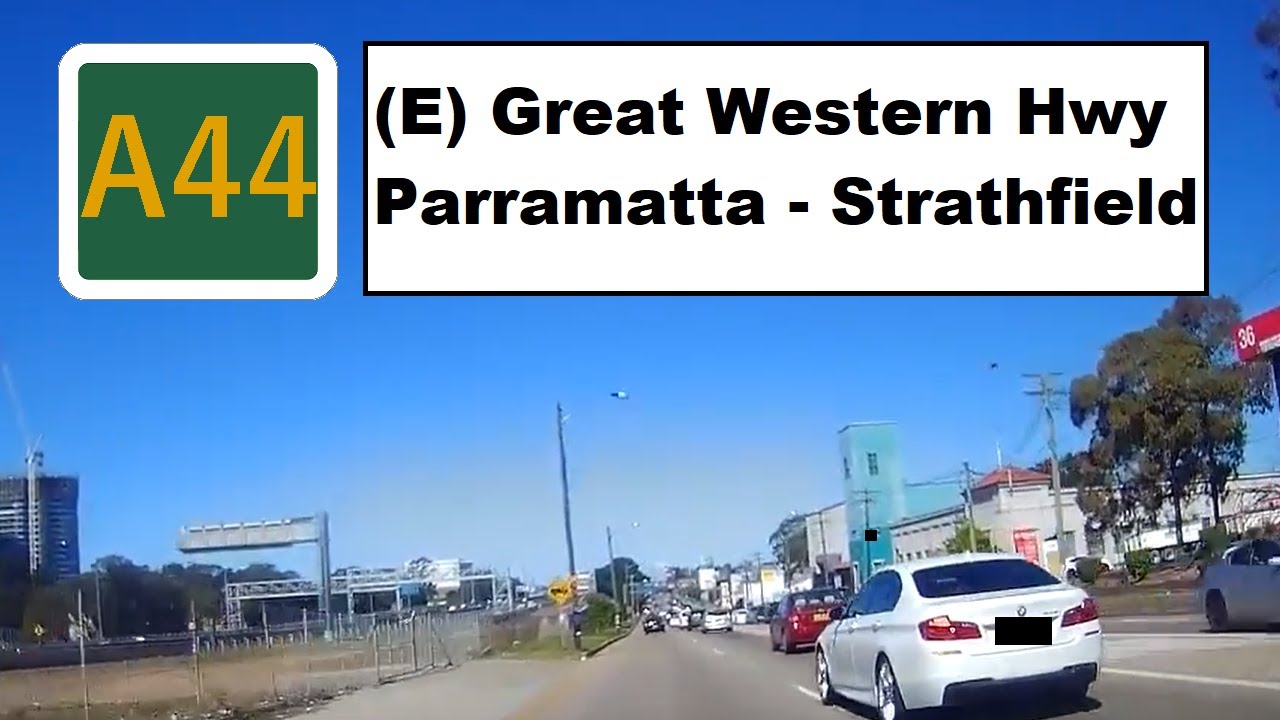 【Sydney drive】A route 44(East4) Parramatta - Strathfield, M4