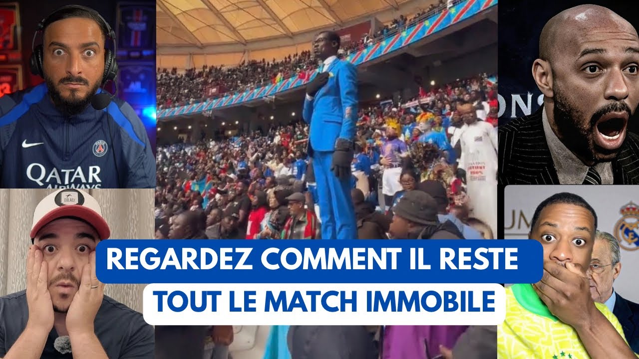 🚨😱 LA VÉRITABLE STAR DE LA CAN : CE SUPPORTER CONGOLAIS 🇨🇩RESTE DEBOUT 90 MINUTES SANS BOUGER !