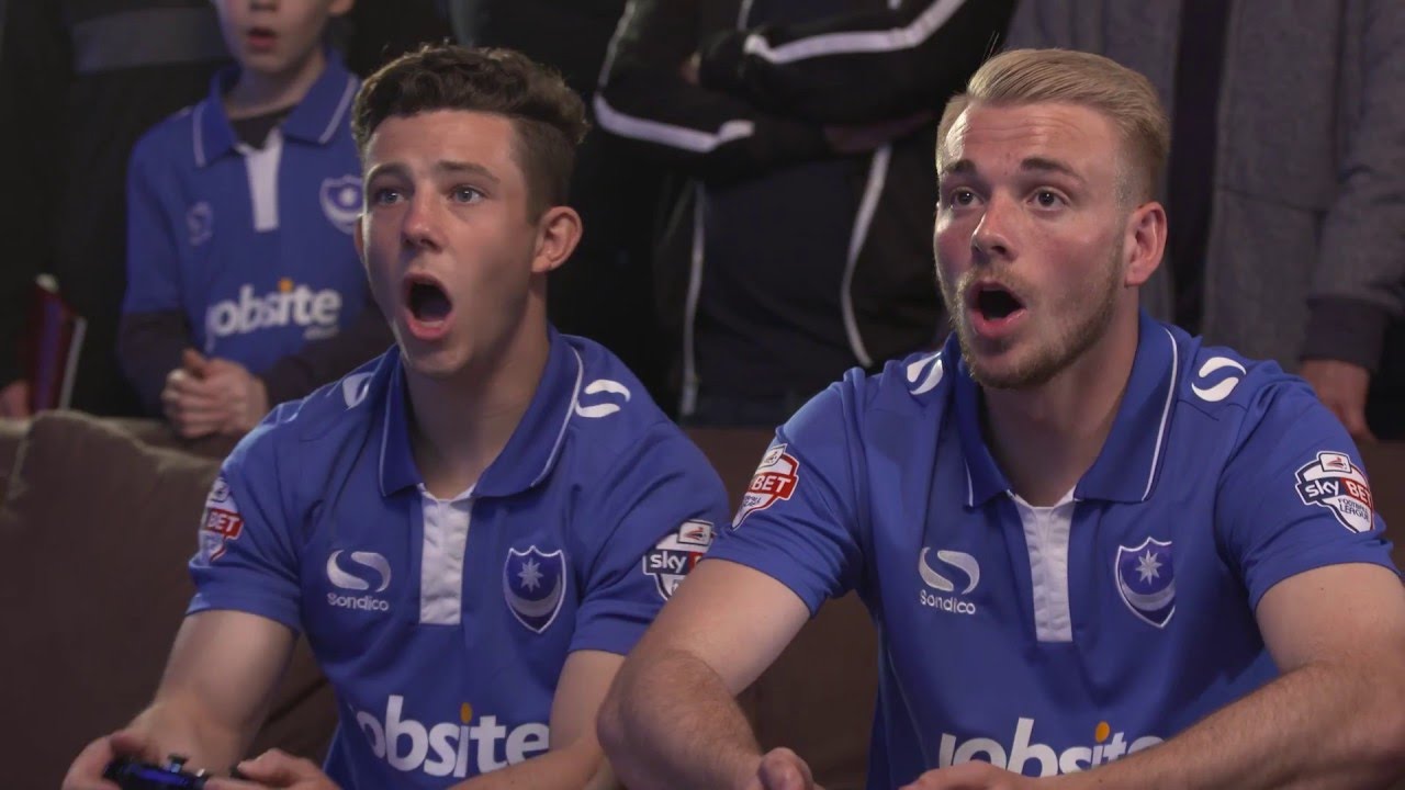 FIFA 16 Pompey player tournament: Chaplin/Whatmough vs. Barton/McGurk