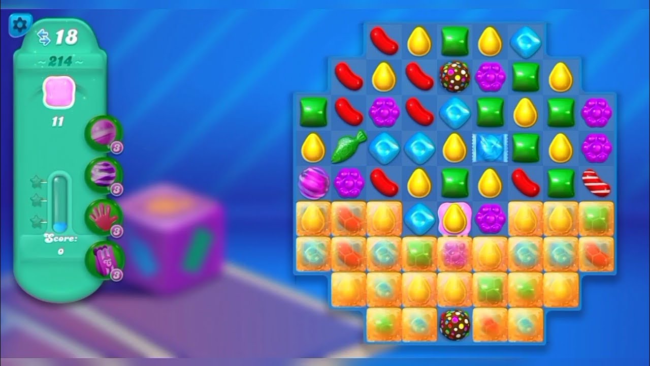 Candy Crush Soda Saga Level 214 ⭐⭐⭐
