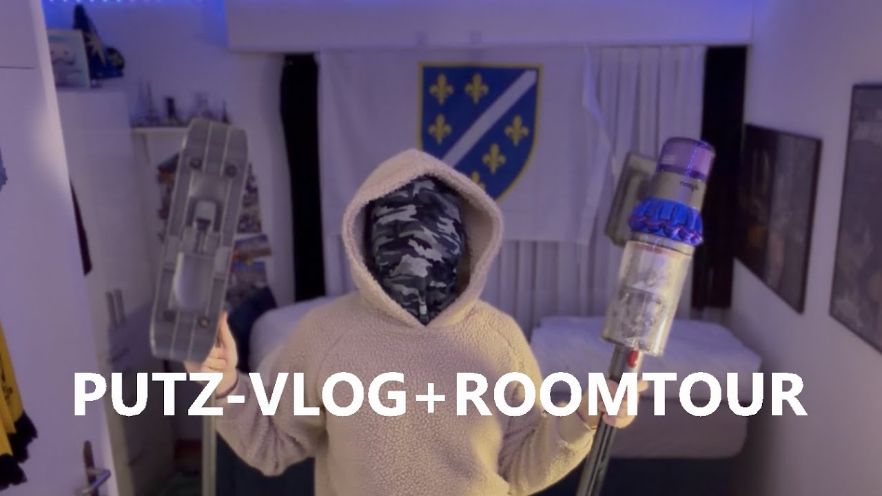 ICH PUTZE MEIN ZIMMER + ROOMTOUR!!!