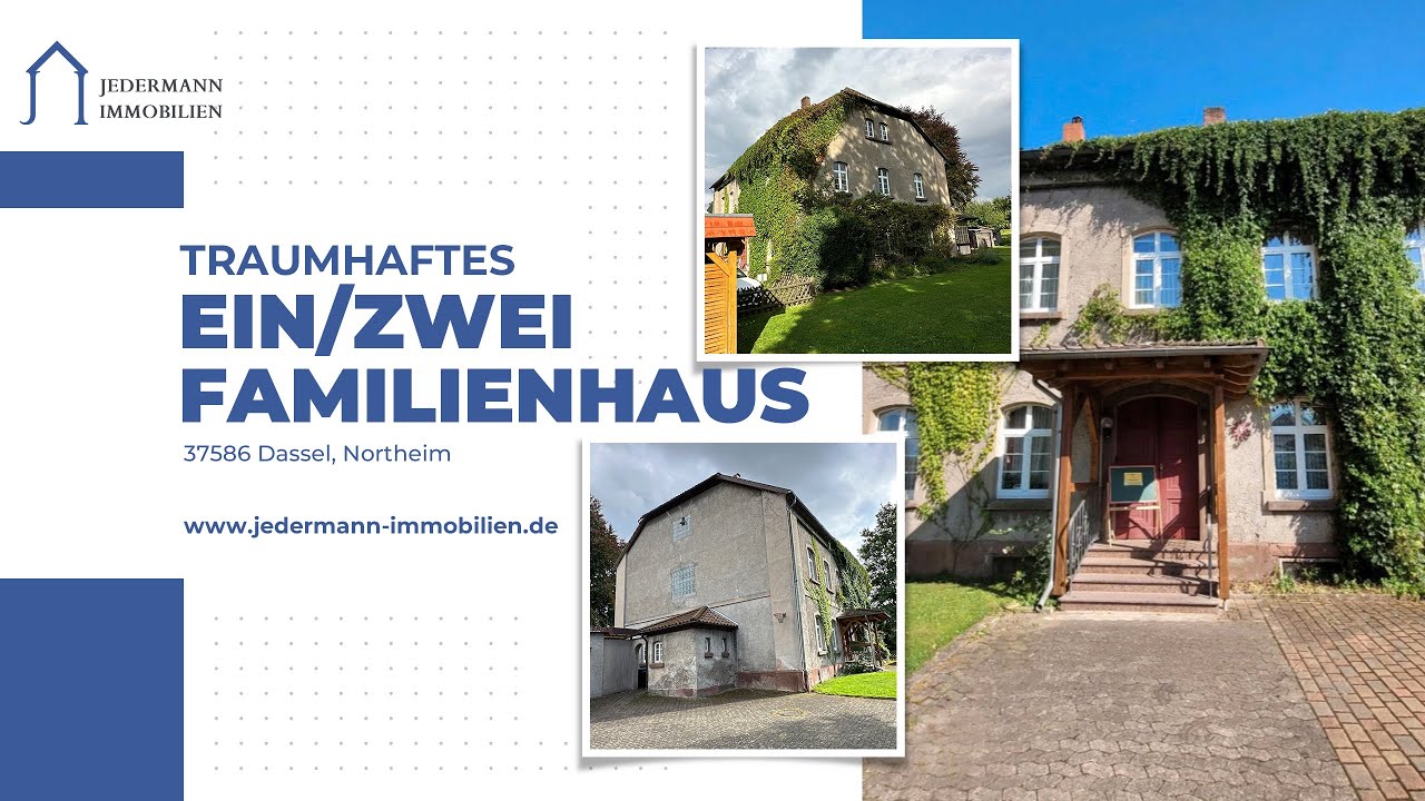 Traumhaftes Ein-Zweifamilienhaus in Dassel
