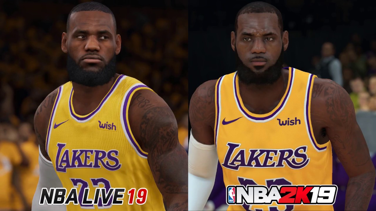 NBA 2K19 vs NBA Live 19 Graphics Comparison!