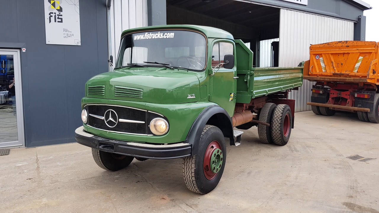 TRUCK MERCEDES-BENZ 1417 4X4 TIPPER FIŠ TRUCKS & MACHINERY SLOVENIA