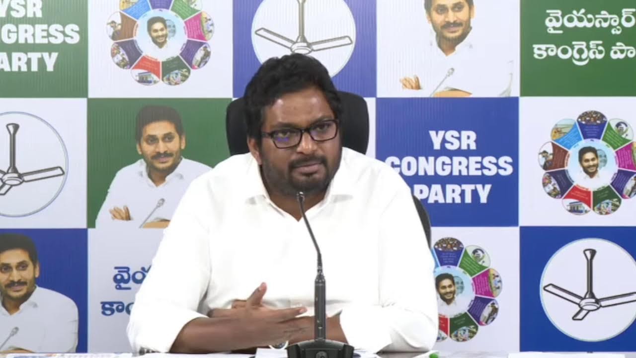 LIVE: MLC Dr. Mondithoka Arun Kumar Press Meet at Party Central Office, Tadepalli