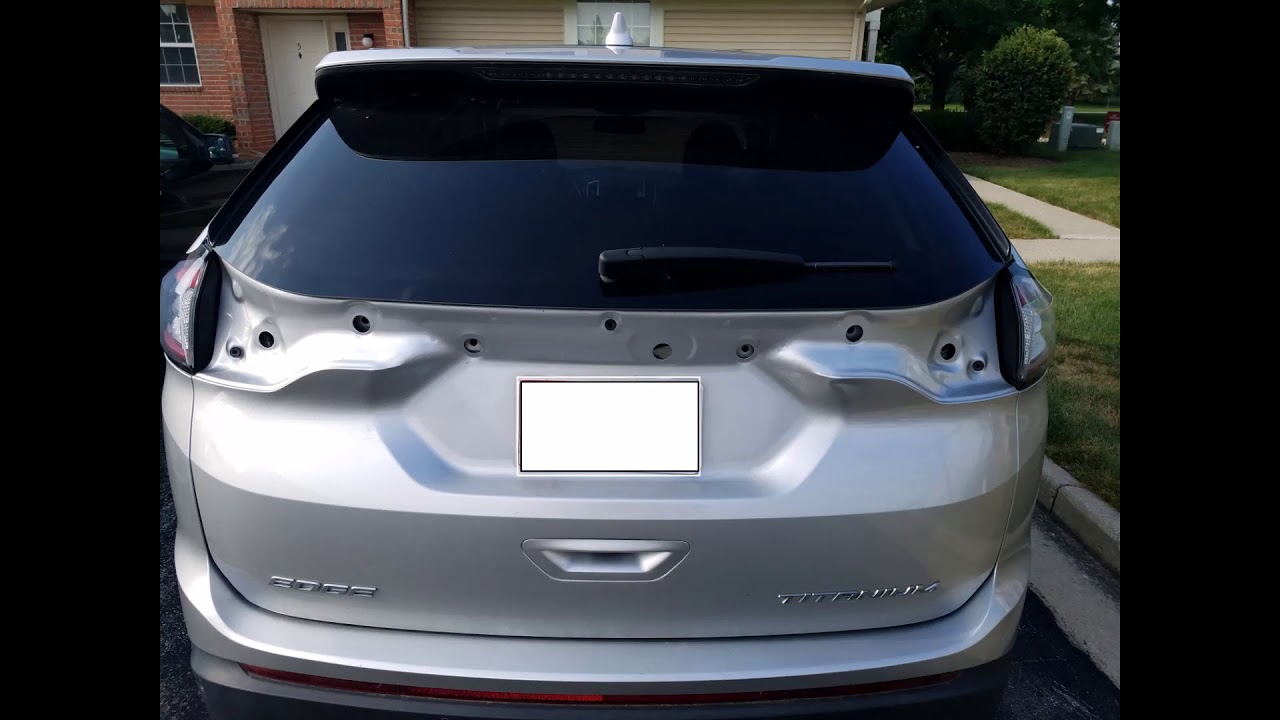 Ford Edge 2015 - getting rid of moist from tail lamp