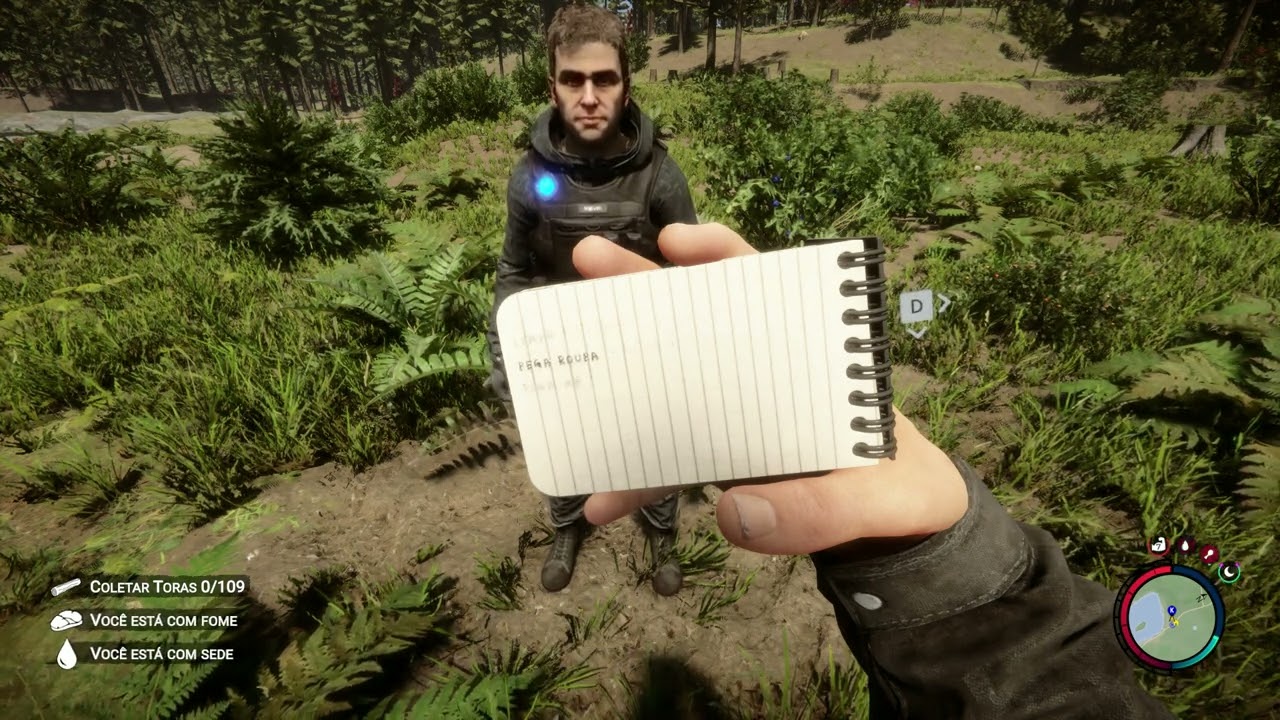 Sons Of The Forest jogando mas minha voz nao tava saindo