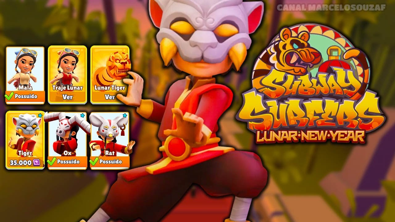 Subway Surfers Ano Novo Lunar do Tigre em 2022