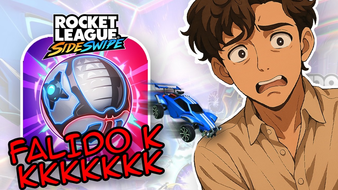 JOGUEI ROCKET LEAGUE SIDESWIPE PELA PRIMEIRA VEZ!