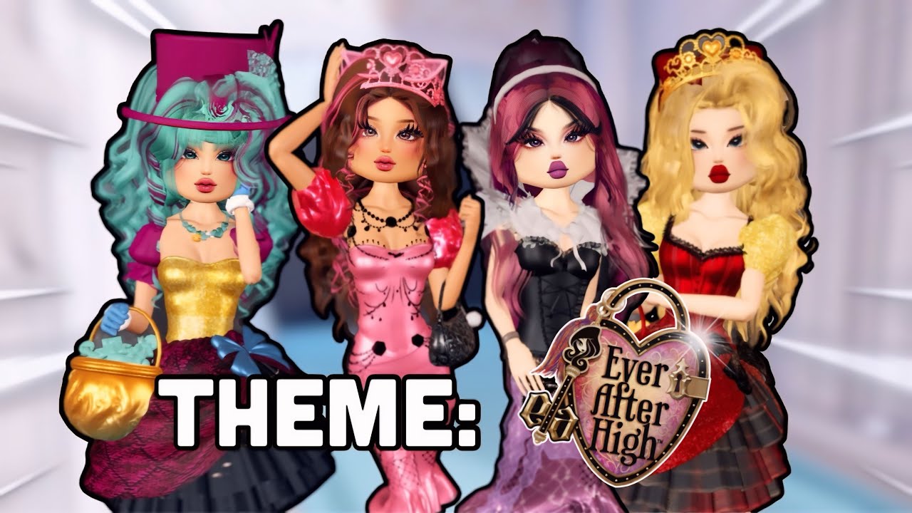 HOW TO MAKE *EVER AFTER HIGH* CHARACTERS IN DTI !