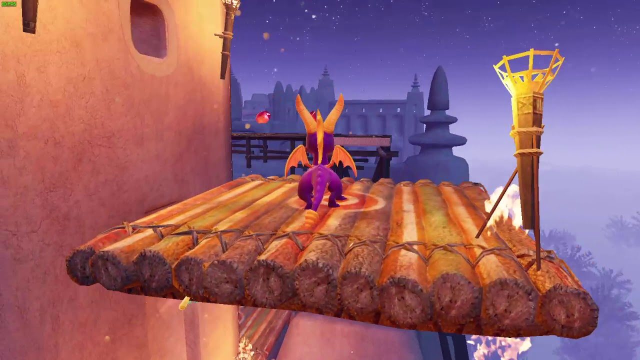 Spyro Reignited Trilogy: Savannah Citadel Night - Full Gameplay (PC)(Mod by Beatz)