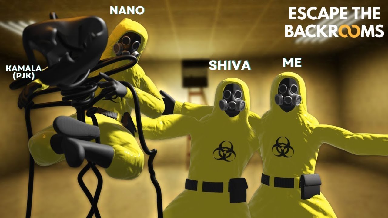 ESCAPE THE BACKROOMS WITH FRIENDS IN TELUGU  #comedy #backrooms @Shiva Gaming Boy @NanoWarrior