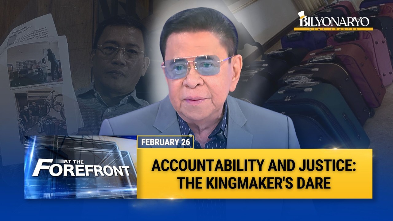 At The Forefront: Senate Eyes ₱805B Delivery Probe | Chavit Singson