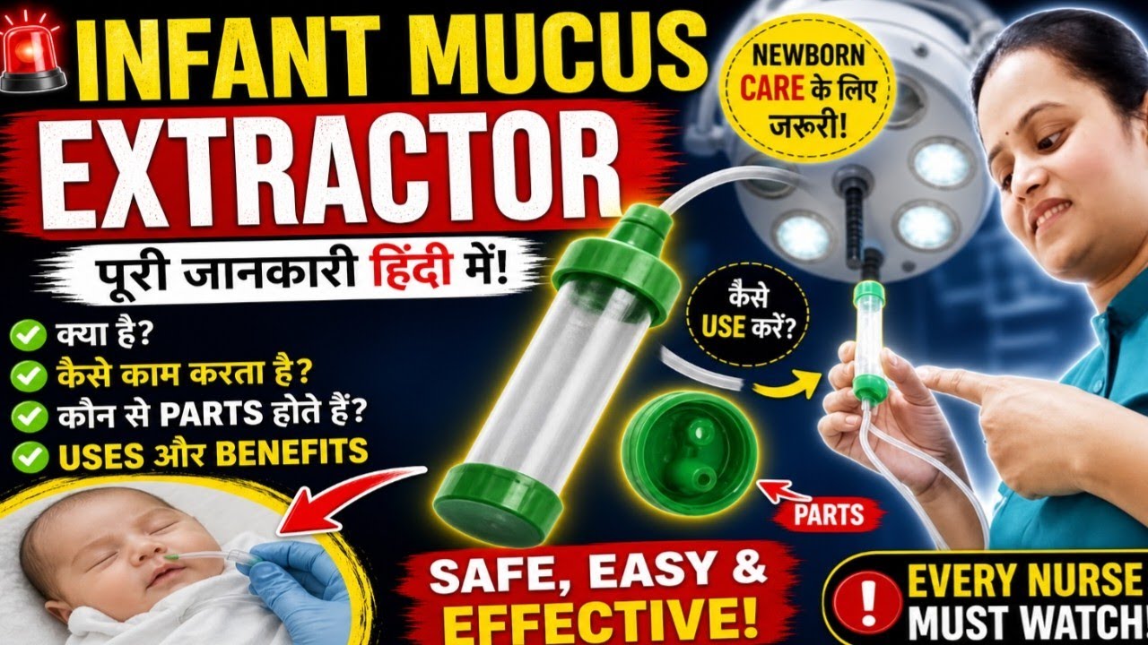 लीजिए पूरी जानकारी infant mucus extractor के बारे में
