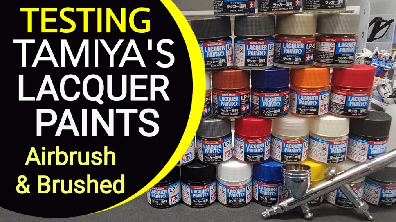 Tamiya Lacquer Paints - Full Test And Review - Airbrush & Brushed - Awesome Results !!