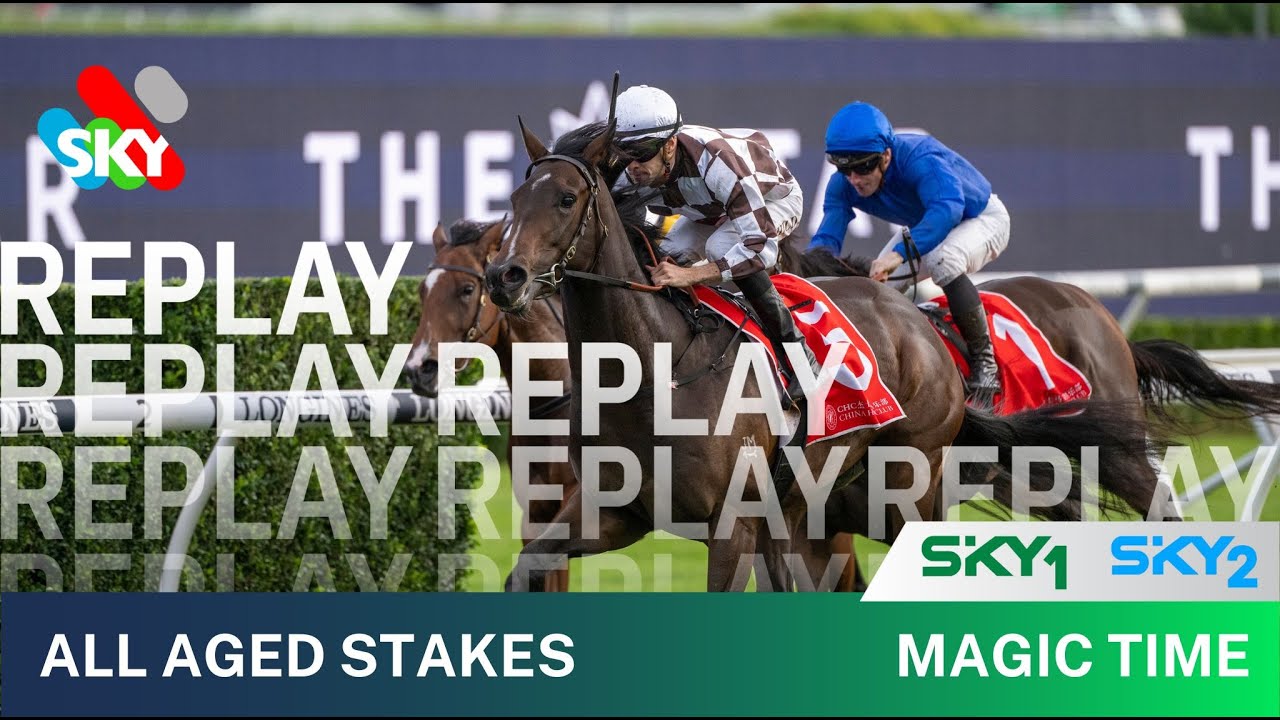 MAGIC TIME WINS THE 2024 G1 ALL AGED STAKES