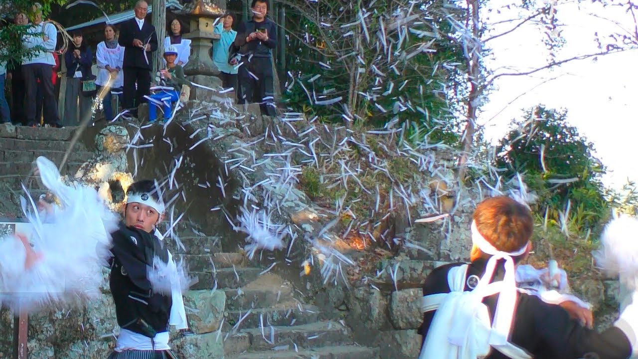 Tachiodori, Sword Dance, 蓮池の太刀踊り (4k)　高知県土佐市
