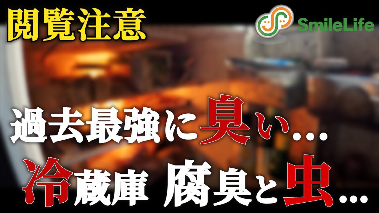 【腐敗臭MAXの冷蔵庫】義弟のゴミ屋敷状態の汚部屋を片付ける｜8050問題から9060問題へ