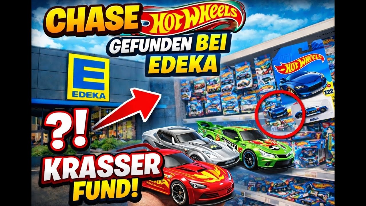 ❤️💯Hot Wheels Hunting 2026 - Chase gefunden Edeka liefert🌟😍
