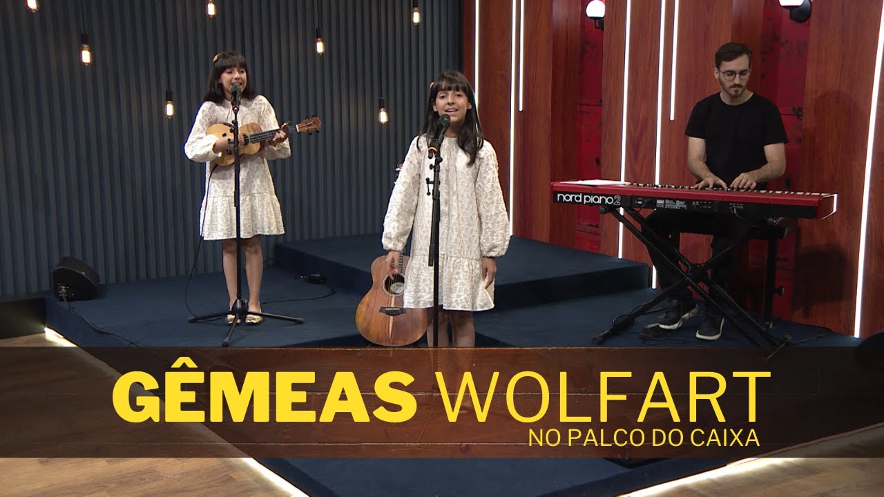 GÊMEAS WOLFART no Palco do Caixa de Música