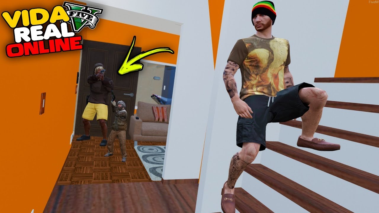 GTA V : VIDA REAL | O VEIO NANICO INVADIU MINHA CASA !! #563