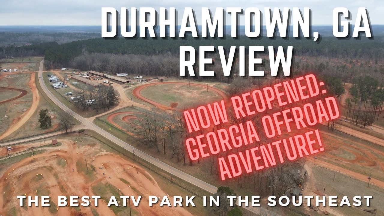 Durhamtown OffRoad Park, Джорджия - лучший парк квадроциклов на юго-востоке.