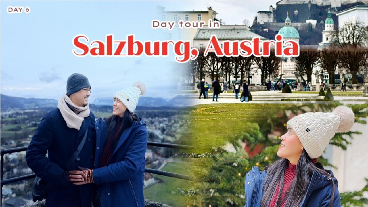 DAY TRIP IN SALZBURG AUSTRIA! OUR FIRST SNOW EXPERIENCE! (MERRY CHRISTMAS!) #marriedlife #lifeabroad