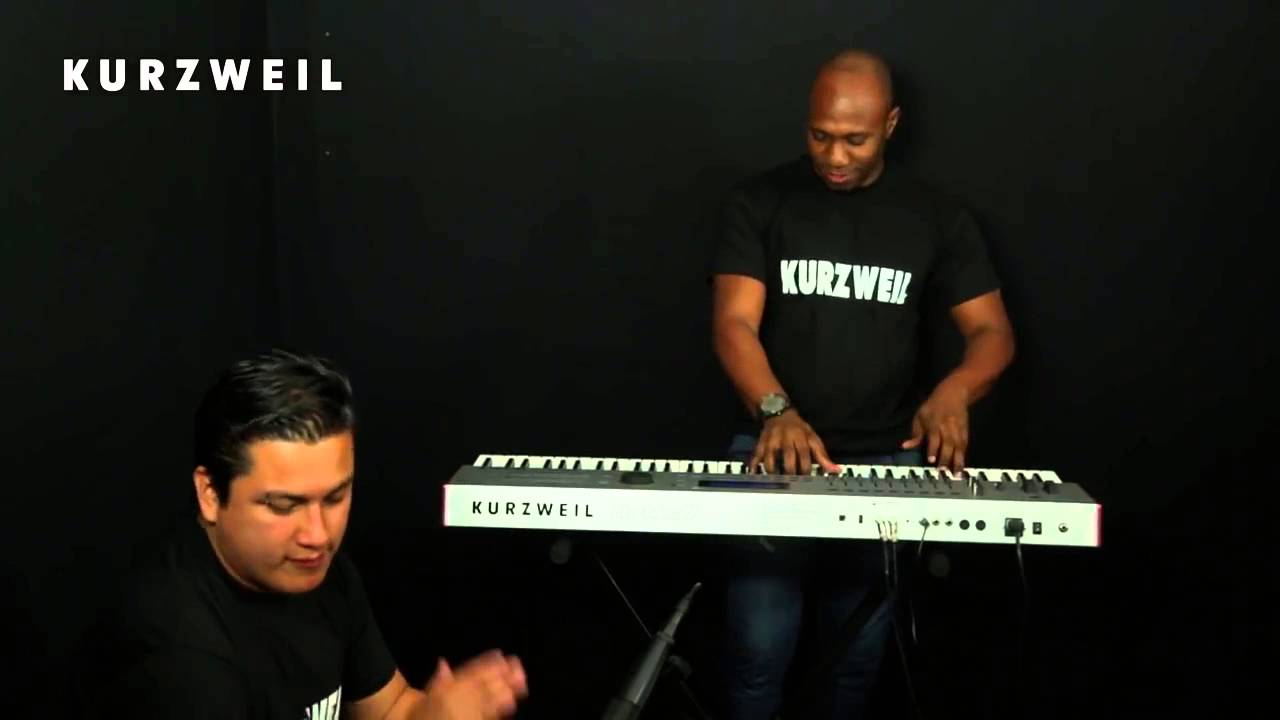 Kurzweil Artis 7   OiLO con PERCUREY tocando Montuno de CURAO EN SALSA