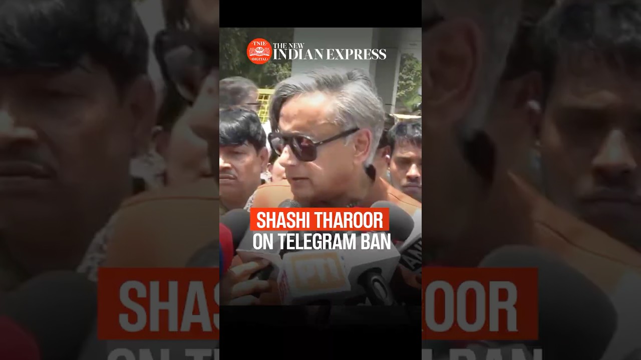 'Telegram ban is an extreme measure, innocent people are being affected': Congress MP Shashi Tharoor