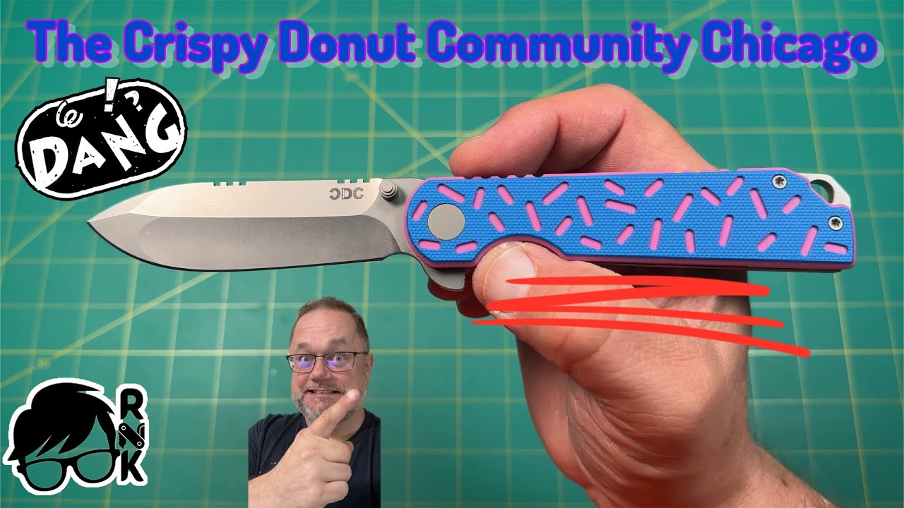 Review/impressions of a cool Crispy Donut Community Chicago knife