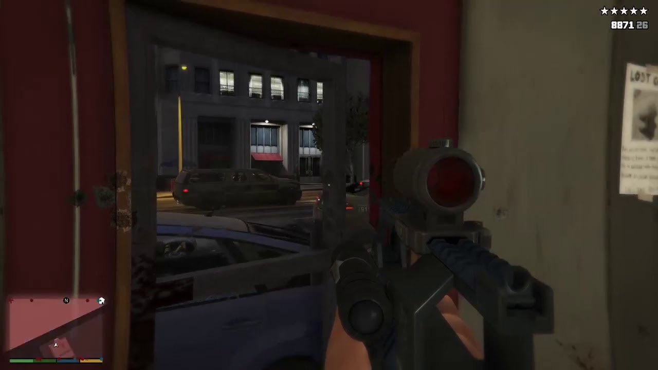 GTA5 - 2019-10-14th - Franklin - Rampage - Blocked In A Convenience Store #3 - Assault SMG, Carbine