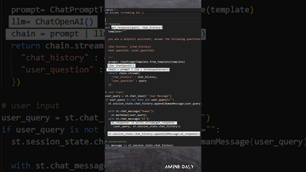 Python, StreamLit, LangChain и GPT | Чат-бот в реальном времени с памятью для ИИ-агентов (кодиров...