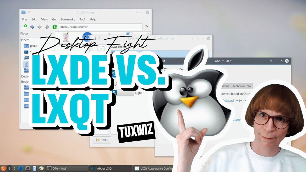 Linux Desktopumgebung LXQt vs. LXDE