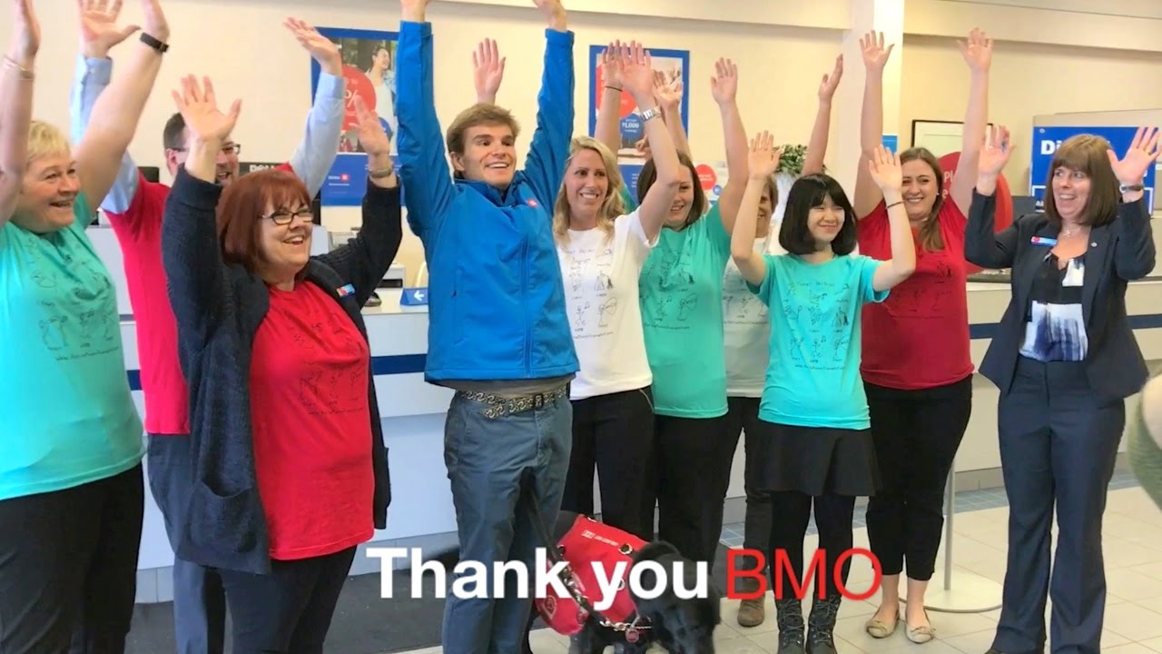 Whee! Tommy thanks everyone for supporting him on his journey #BMO200
