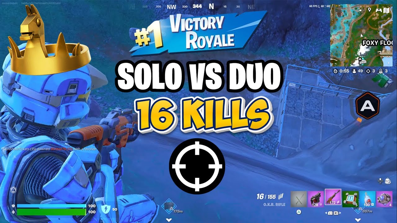 Solo vs Duo Fortnite Challenge Victory Royale On $1 PC