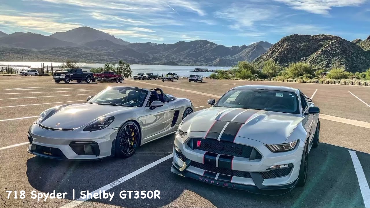 718 GT4 Spyder Stock vs JCR vs Shelby GT350R exhaust sounds