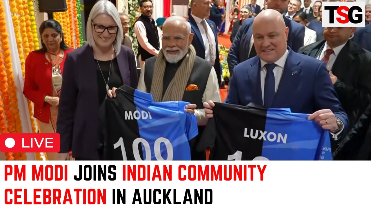 LIVE: PM Modi Addresses Indians At Community Event In Auckland | India&ndash;New Zealand Ties