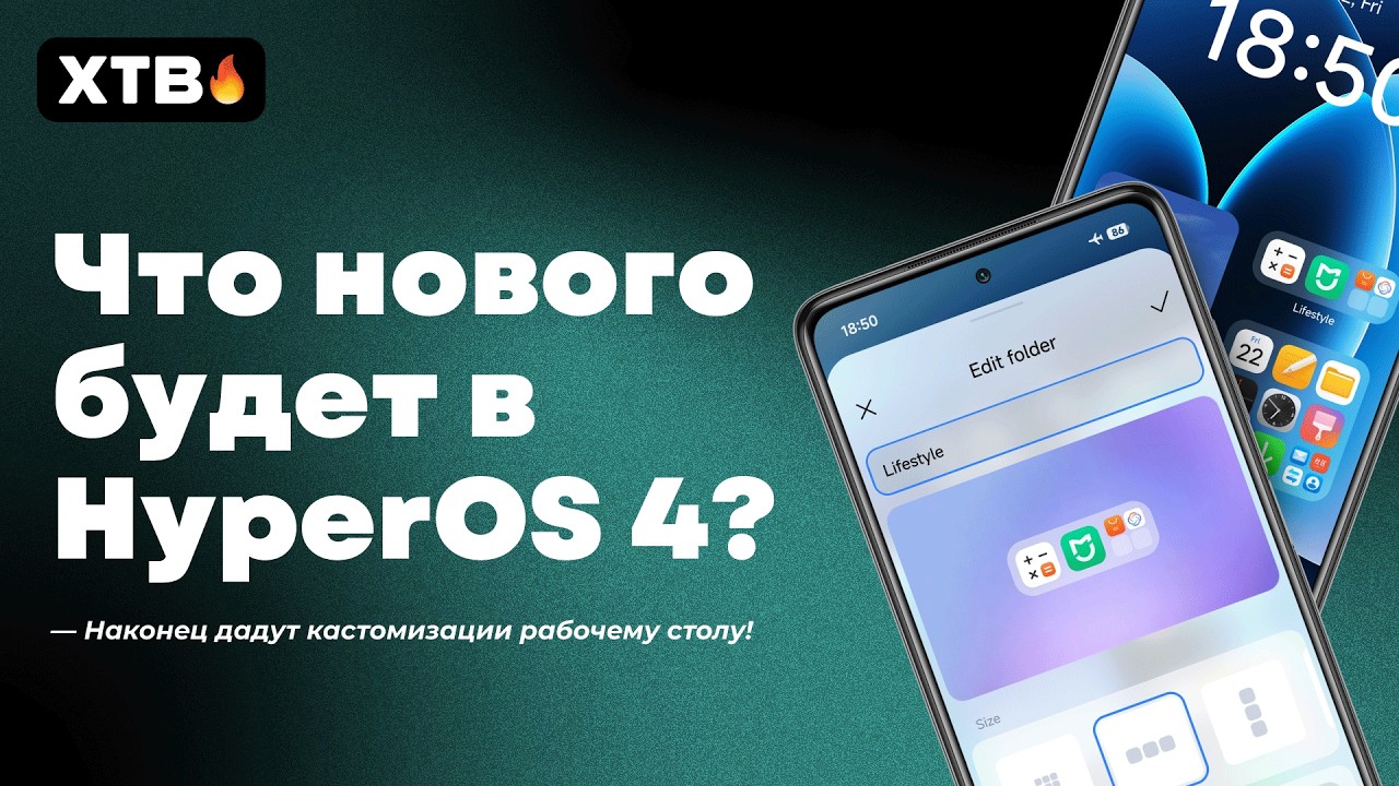🚀 Активировал Фишку на Xiaomi из HyperOS 4 // Прокачают Анимации и Рабочий Стол!