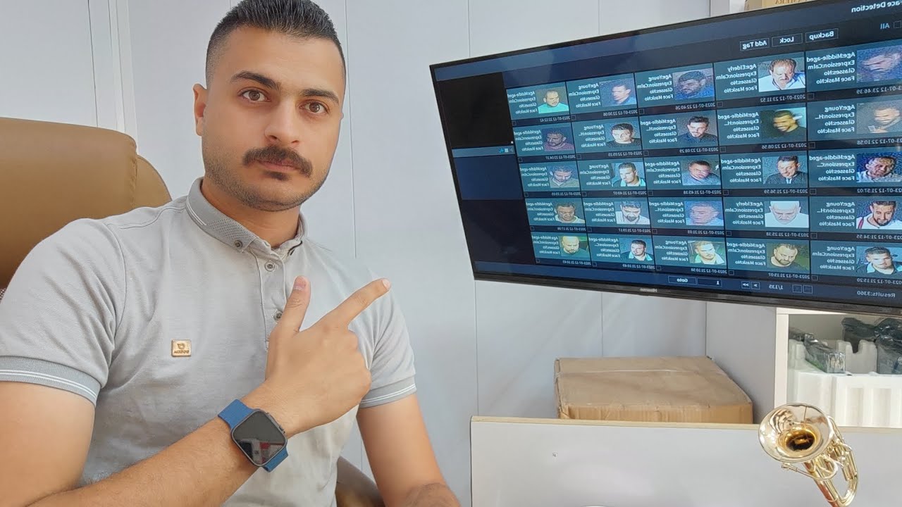 التعرف على الوجوه في كامرات المراقبة وكشف الحركة