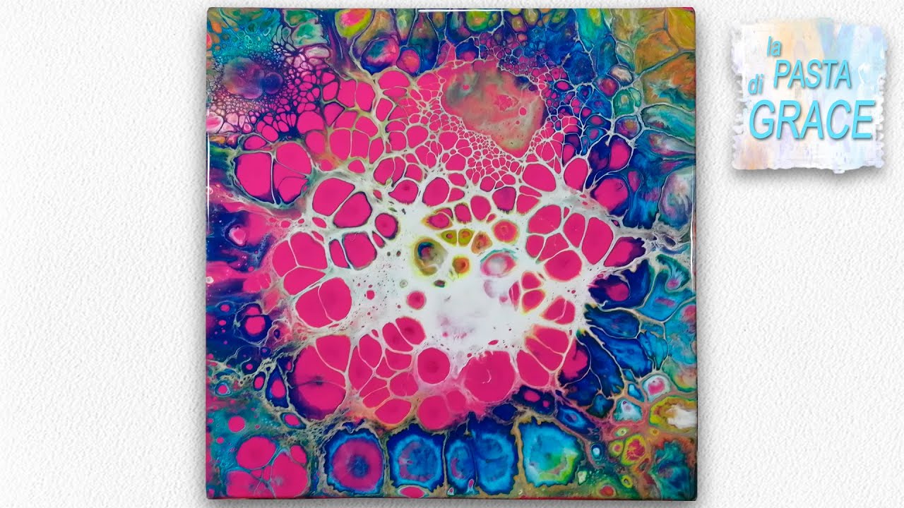 #25 Acrilico Fluido - Fluid Painting - Come far prevalere il colore di sfondo nelle cellule