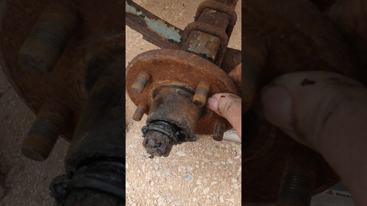 Trailer wheel bearing replacement