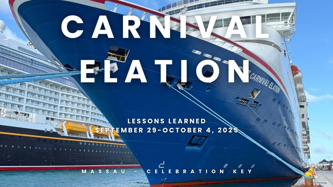 Carnival Elation Sept 27-October 4, 2025 #cruiseship  #carnivalelation 